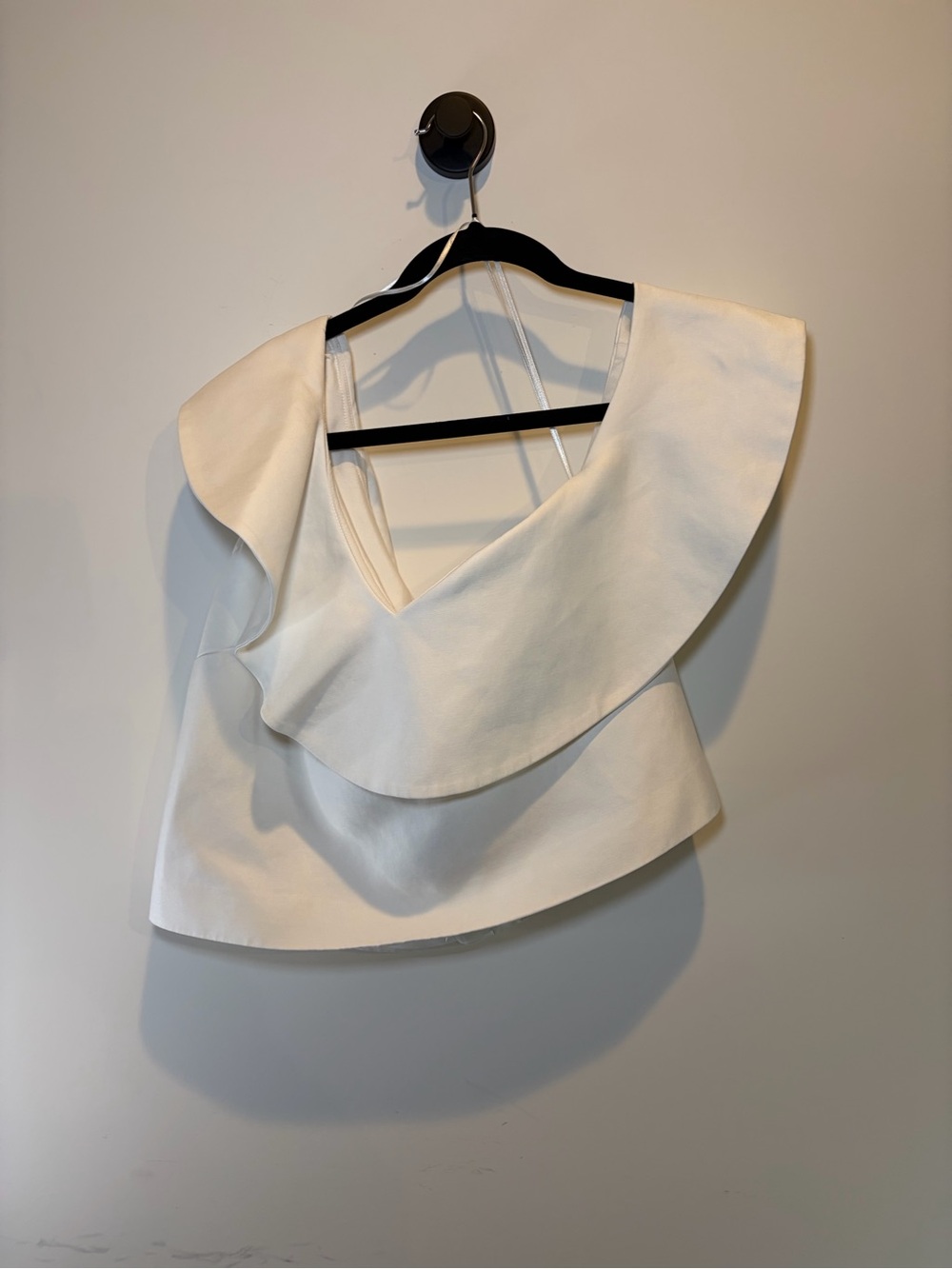 KEEPSAKE the Label White One-Shoulder Ruffle Camisole